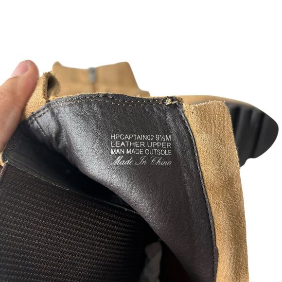 Donald Pliner Captain Suede Bootie Caramel Size 9.5 - Picture 7 of 7